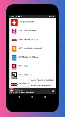 Radio Switzerland - Switzerland Radio FM + Online android App screenshot 2