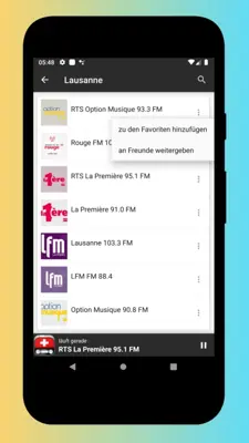 Radio Switzerland - Switzerland Radio FM + Online android App screenshot 4